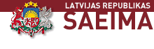 Latvijas Republikas Saeima logo